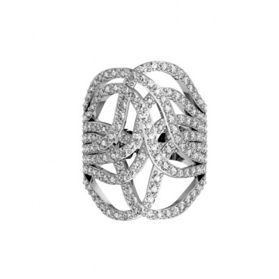 Sophisticated Diamond Cocktail Ring